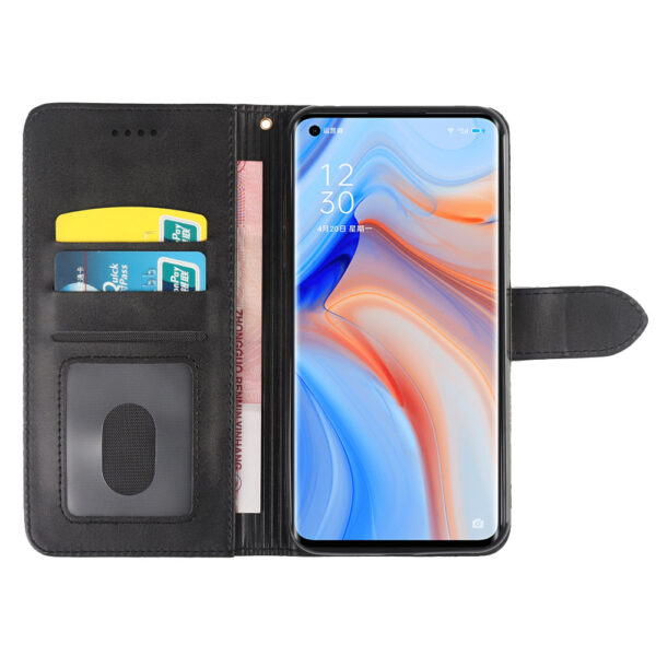 OPPO Reno Serie PU Kalbsleder Mode Handyhülle OPPO Reno4 5G #1703 – Bild 3