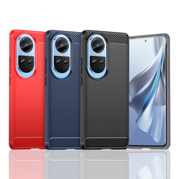 OPPO Reno Serie Gebürstet Klassisch Handyhülle OPPO Reno10 5G TPU #1708 – Bild 2