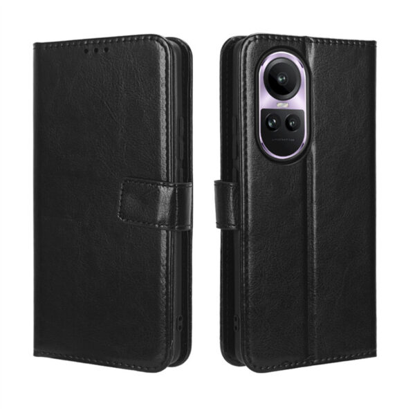 OPPO Reno Serie OPPO Reno10 Pro 5G Handyhülle Crazy Horse Leder Klassisch #1709 – Bild 5