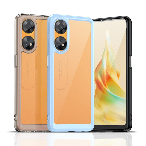 OPPO Reno Serie Transparent TPU Klassisch Handyhülle OPPO Reno8 T 5G #1713