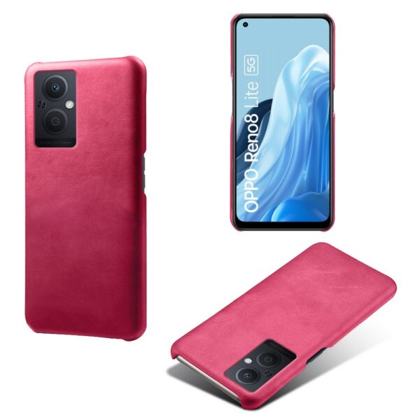 OPPO Reno Serie Klassisch OPPO Reno8 Lite Einfarbig Handyhülle TPU #1714 – Bild 4