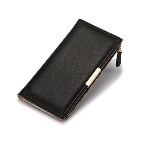 Geldbörsen Und Taschen Mode Einfarbig PU Geldbörse Universal #3574 – Bild 5